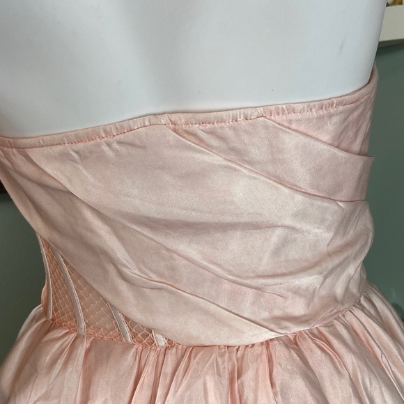 Floral Strapless Dress in Pink - Picture 11 of 16